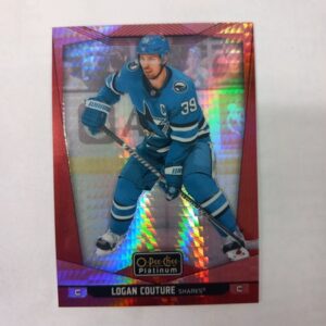 2024-25 O-Pee-Chee Platinum Red Prism Logan Couture