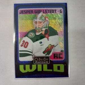 2024-25 O-Pee-Chee Platinum Blue Luster Jesper Wallstedt
