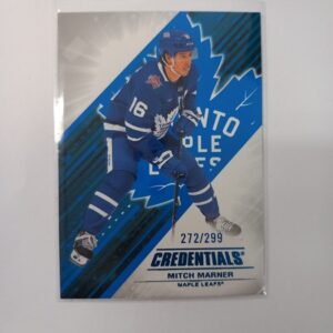2024-25 UD Credentials Blue Mitch Marner