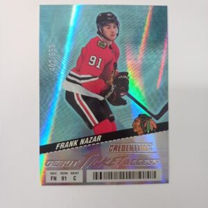 2024-25 UD Credentials Debut Ticket Access Frank Nazar