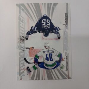 2024-25 UD Credentials Frozen Fight Mark Scheifele & Elias Pettersson