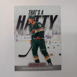 2024-25 UD Credentials That's A Hatty Matt Boldy