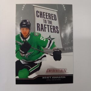 2024-25 UD Credentials Cheered To The Rafters Wyatt Johnston