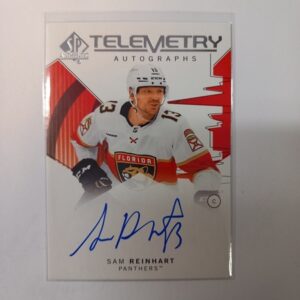 2024-25 Upper Deck SP Authentic Telemetry Autographs Sam Reinhart