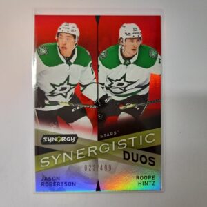 2022-23 Upper Deck Synergy Synergistic Duos Jason Robertson / Roope Hintz