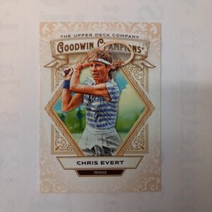 2025 Upper Deck Goodwin Champions Tennis Chris Evert #4