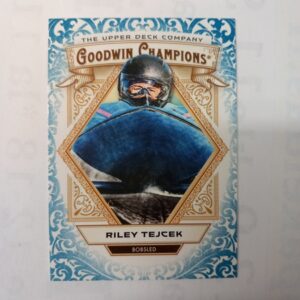 2025 Upper Deck Goodwin Champions Bobsled Turquoise Riley Tejcek #76