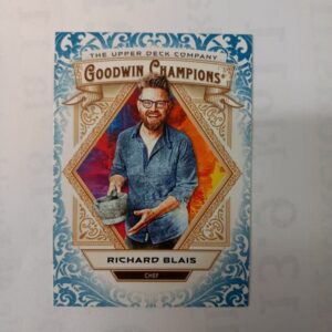 2025 Upper Deck Goodwin Champions Chef Turquoise Richard Blais #40