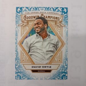 2025 Upper Deck Goodwin Champions Baseball Turquoise David Ortiz #34
