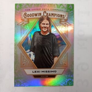 2025 Upper Deck Goodwin Champions Soccer Neon Green Rainbow Lexi Missimo #57