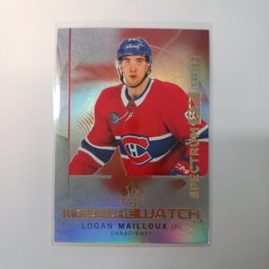 2024-25 Upper Deck SP Authentic Spectrum FX Level 2 Future Watch Logan Mailloux #S-72