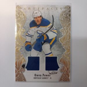 2025-26 Upper Deck Artifacts Gold Material Owen Power #58 109/299