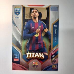 2025-26 Panini FIFA 365 Adrenalyn XL Titan Ronald Araujo BAR7