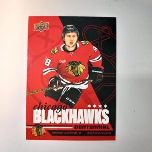 2025-26 UD Chicago Blackhawks Centennial Connor Bedard #2