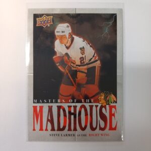 2025-26 UD Chicago Blackhawks Centennial Masters Of The Madhouse Steve Larmier #MM-8