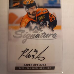 25-26 SM-Liiga Blueline, Silver Signature Radek Koblizek 20/80