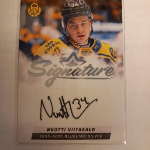 25-26 SM-Liiga Blueline, Silver Signature Nuutti Viitasalo 52/80