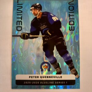 2025-26 SM-Liiga Blueline Series 1, Blue Limited Edition Peter Quenneville