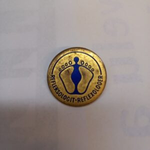 Refleksologit Reflexologer - Vyöhyketerapia pinssi