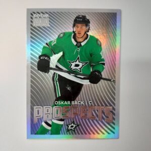 2024-25 Skybox Metal Universe Prospects Oskar Back #PP-44