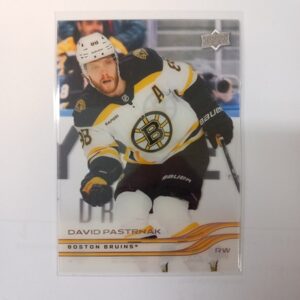 2025-26 UD Series 1 Clear Cut David Pastrnak #7