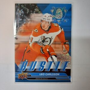 2025-26 UD Series 1 Bustel Speckle Leo Carlsson #B-2