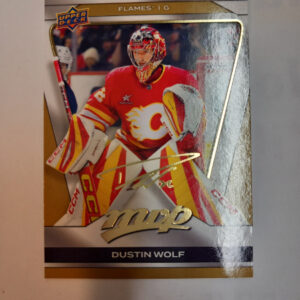2025-26 Upper Deck MVP Dustin Wolf, #140 script