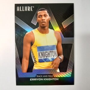 2025 UD Allure SE Track And Field Black Rainbow Erriyon Knighton #95