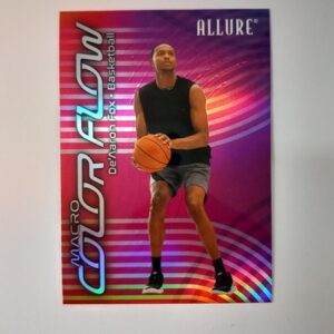 2025 UD Allure SE Basketball Macro Color Flow De'Aron Fox #CF4-9