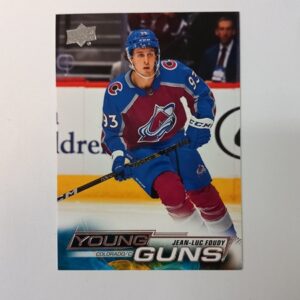 2022-23 UD Extended Series Young Guns Jean-Luc Foudy #716