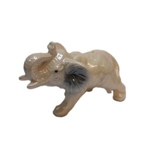 Posliini Norsu, valkoinen