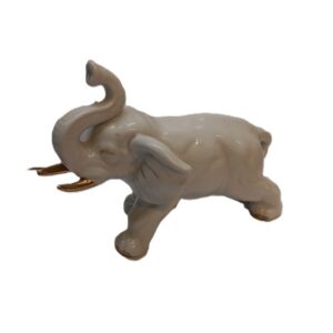 Iso Posliini Norsu Valkoinen/kulta