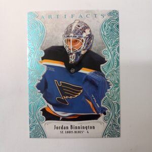 2025-26 Upper Deck Artifacts Sky Blue Jordan Bennington #146