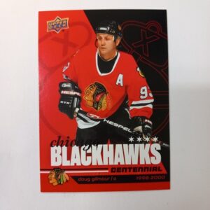 2025-26 UD Chicago Blackhawks Centennial Doug Gilmour#8