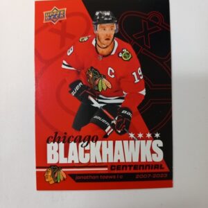 2025-26 UD Chicago Blackhawks Centennial Jonathan Toews #79