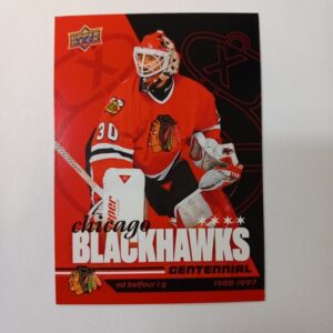 2025-26 UD Chicago Blackhawks Centennial Ed Belfour #44