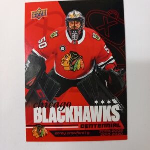 2025-26 UD Chicago Blackhawks Centennial Corey Crawford #59