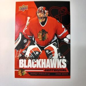 2025-26 UD Chicago Blackhawks Centennial Jocelyn Thibault #4