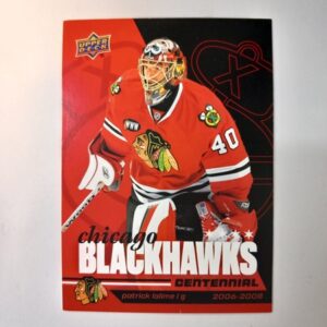 2025-26 UD Chicago Blackhawks Centennial Patrick Lalime #65