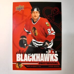 2025-26 UD Chicago Blackhawks Centennial Bob Probert #81