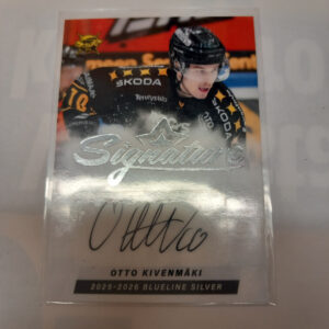 2025-26 Liiga Blueline Series 1 Silver Signature Otto Kivenmäki 17/80