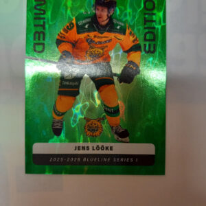 2025-26 Liiga Blueline Series 1 Green Limited Edition Jens Lööke