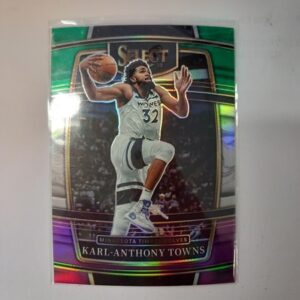 2021-22 Panini Select Concourse Prizm Karl-Anthony Towns #10