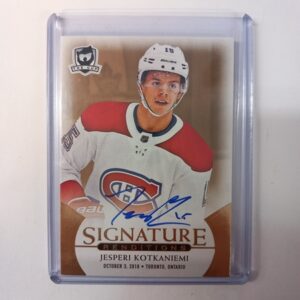 2018-19 UD The Cup Signature Renditions Jesperi Kotkaniemi #SR-JK