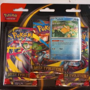 Pokemon TCG Mega Evolution 3-pack Blister - Psyduck