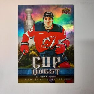 2025-26 UD Series 1 Cup Quest Timo Meier #CQ-20