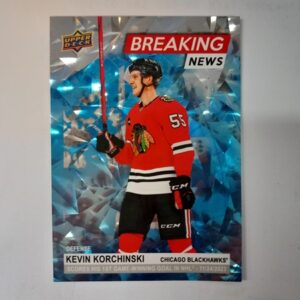 2024-25 UD Series 1 Breaking News Kevin Korchinski #BN-17