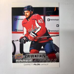 2021-22 UD Credentials Rookie Arrivals Garret Pilon #RA-25