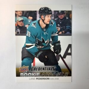 2021-22 UD Credentials Rookie Arrivals Lane Pedrson #RA-48