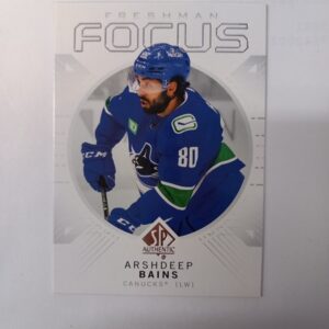 2024-25 UD SP Authentic Freshman Focus Arshdeep Bains #FF-12